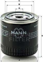 Mann-Filter W 920/17 - Масляный фильтр autospares.lv