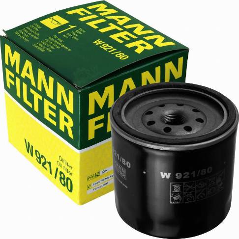 Mann-Filter W 921 - Масляный фильтр autospares.lv