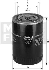 Mann-Filter W 961 - Масляный фильтр autospares.lv