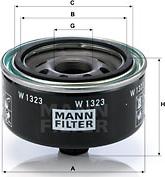 Mann-Filter W 1323 - Масляный фильтр autospares.lv