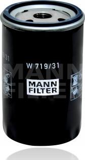 Mann-Filter W 719/31 - Масляный фильтр autospares.lv