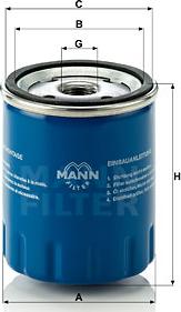 Mann-Filter W 712/15 - Масляный фильтр autospares.lv