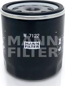 Mann-Filter W 712/2 - Масляный фильтр autospares.lv