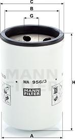 Mann-Filter WA 956/3 - Фильтр охлаждающей жидкости autospares.lv