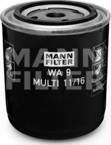 Mann-Filter WA 9 MULTI 11/16 - Фильтр охлаждающей жидкости autospares.lv