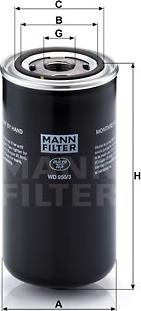 Mann-Filter WD 950/3 - Масляный фильтр autospares.lv