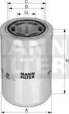 Mann-Filter WH 10 005 - Масляный фильтр autospares.lv
