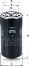 Mann-Filter WK 950/21 - Топливный фильтр autospares.lv