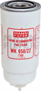 Mann-Filter WK 950/22 - Топливный фильтр autospares.lv