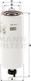 Mann-Filter WK 965/4 x - Топливный фильтр autospares.lv