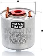 Mann-Filter WK 9046 z - Топливный фильтр autospares.lv