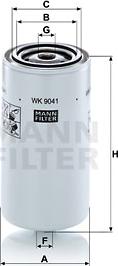 Mann-Filter WK 9041 x - Топливный фильтр autospares.lv