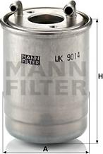 Mann-Filter WK 9014 z - Топливный фильтр autospares.lv