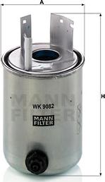 Mann-Filter WK 9082 Z - Топливный фильтр autospares.lv