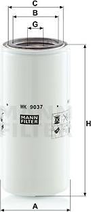 Mann-Filter WK 9037 x - Топливный фильтр autospares.lv