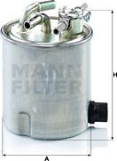 Mann-Filter WK 9025 - Топливный фильтр autospares.lv