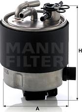 Mann-Filter WK 9026 - Топливный фильтр autospares.lv