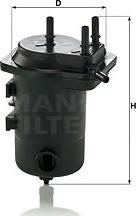 Mann-Filter WK 9028 z - Топливный фильтр autospares.lv