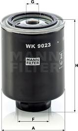 Mann-Filter WK 9023 z - Топливный фильтр autospares.lv