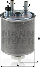 Mann-Filter WK 918/1 - Топливный фильтр autospares.lv