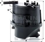 Mann-Filter WK 939 - Топливный фильтр autospares.lv