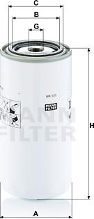 Mann-Filter WK 929 x - Топливный фильтр autospares.lv