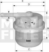 Mann-Filter WK 42/82 - Топливный фильтр autospares.lv