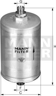 Mann-Filter WK 5020 x KIT - Топливный фильтр autospares.lv