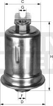 Mann-Filter WK 614/35 - Топливный фильтр autospares.lv