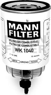 Mann-Filter WK 1040 - Топливный фильтр autospares.lv