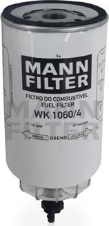 Mann-Filter WK 1060/4 - Топливный фильтр autospares.lv