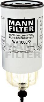Mann-Filter WK 1060/2 - Топливный фильтр autospares.lv