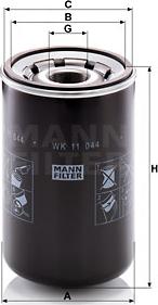 Mann-Filter WK 11 044 - Топливный фильтр autospares.lv