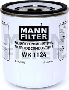 Mann-Filter WK 1124 - Топливный фильтр autospares.lv