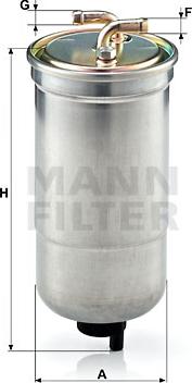 Mann-Filter WK 853/16 - Топливный фильтр autospares.lv