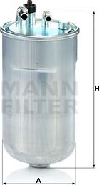 Mann-Filter WK 8021 - Топливный фильтр autospares.lv