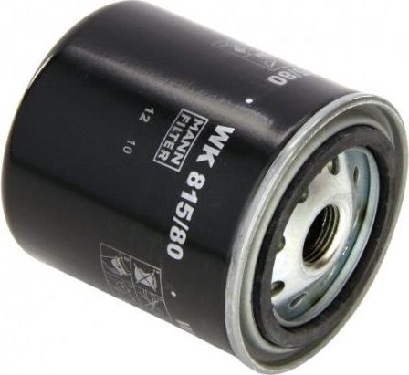 Mann-Filter WK 815/80 - Топливный фильтр autospares.lv