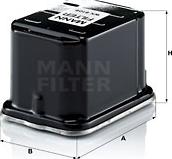 Mann-Filter WK 8106 - Топливный фильтр autospares.lv