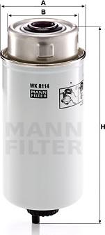 Mann-Filter WK 8114 - Топливный фильтр autospares.lv