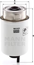 Mann-Filter WK 8121 - Топливный фильтр autospares.lv