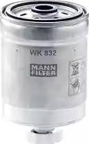 Mann-Filter WK 832 - Топливный фильтр autospares.lv