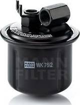 Mann-Filter WK 76/2 - Топливный фильтр autospares.lv