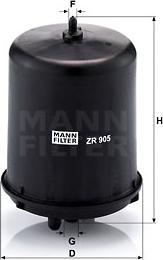 Mann-Filter ZR 905 z - Масляный фильтр autospares.lv