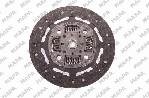 Mapa 000220600 - Комплект сцепления autospares.lv