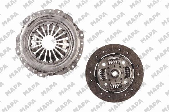 Mapa 016200109 - Комплект сцепления autospares.lv