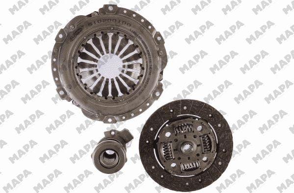 Mapa 016200108 - Комплект сцепления autospares.lv