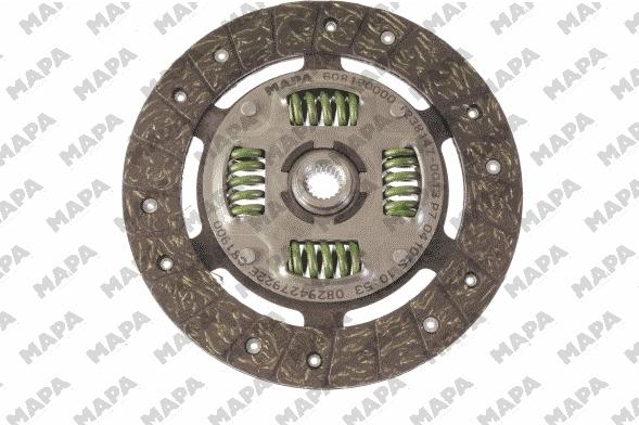 Mapa 012190500 - Комплект сцепления autospares.lv