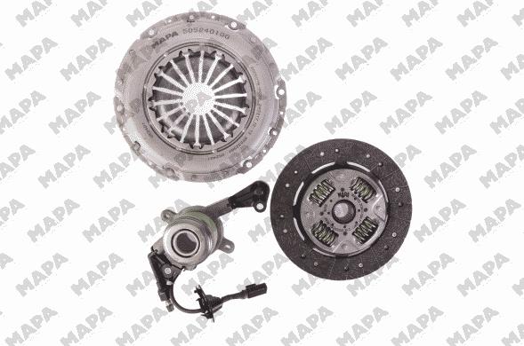 Mapa 012240108 - Комплект сцепления autospares.lv