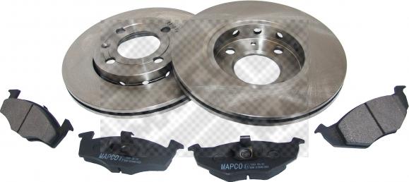 Mapco 47867 - Дисковый тормозной механизм, комплект autospares.lv