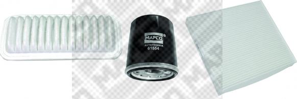 Mapco 68510 - Комплект фильтра autospares.lv